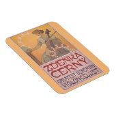 Zdenka Cerny poster van Alphonse Mucha Magneet (Rechterzijde)