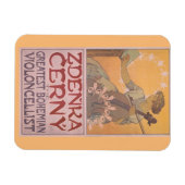 Zdenka Cerny poster van Alphonse Mucha Magneet (Horizontaal)