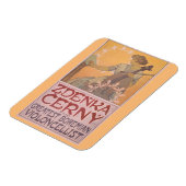 Zdenka Cerny poster van Alphonse Mucha Magneet (Linkerzijde)