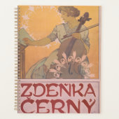 Zdenka Cerny poster van Alphonse Mucha Planner (Voorkant)