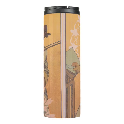 Zdenka Cerny poster van Alphonse Mucha Thermosbeker (Achterkant)