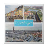 zDK003 KOPENHAGEN Denemarken, Tegeltje (Voorkant)