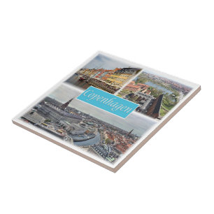 zDK003 KOPENHAGEN Denemarken, Tegeltje