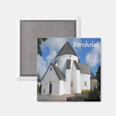 zDK004 BORNHOLM Denemarken - Fridge Magneet (Voorkant / Achterkant)