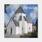 zDK004 BORNHOLM Denemarken - Fridge Magneet (Voorkant)