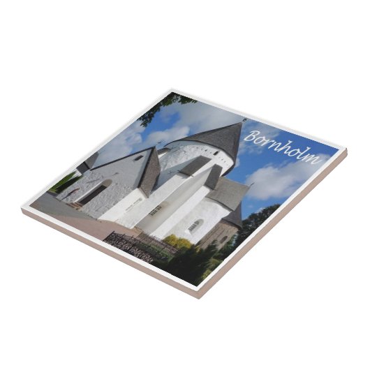 zDK004 BORNHOLM Denemarken, Tegeltje (Zijkant)