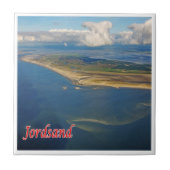 zDK007 JORDSAND Friese Eilanden Denemarken, Tegeltje (Voorkant)