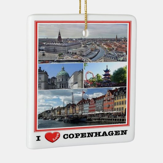 zDK014 COPENHAGEN KOPENHAGEN I LIEFT, Keramisch Ornament (Rechts)