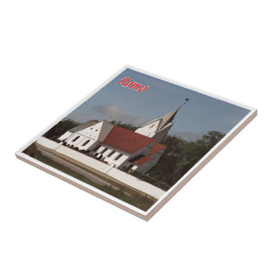 zDK015 ROMO SAINT CLEMEN KIRKE Friese Eilanden, Tegeltje