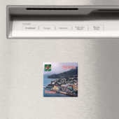 zDM004 ROSEAU, Panorama, Dominica, Amerika, Fridge Magneet (Insitu (Vaatwasser))