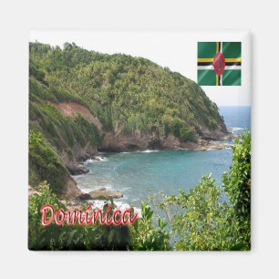 zDM009 DOMINICA, Panorama, Amerika, Fridge Magneet
