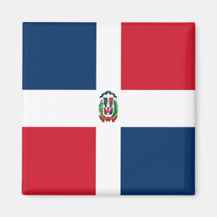 zDO001 DOMINICANSE REPUBLIEK, Vlag, Amerika, Fridg Magneet
