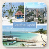 zDO005 DOMINICAN REPUBLIC, Mosaic, Amerika, Bier Onderzetter (Voorkant)