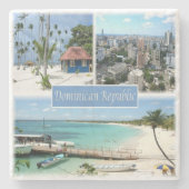 zDO005 DOMINICAN REPUBLIC, Mosaic, Amerika, Stenen Onderzetter (Voorkant)