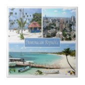 zDO005 DOMINICAN REPUBLIC, Mosaic, Amerika, Tegeltje (Voorkant)