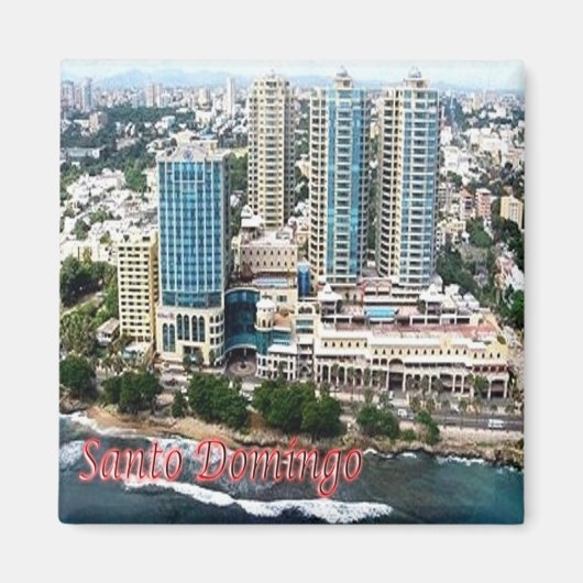 zDO006 SANTO DOMINGO, Malecon Center, Fridge Magneet (Voorkant)
