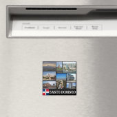 zDO009 SANTO DOMINGO, Dominicaanse Republiek, Frid Magneet (Insitu (Vaatwasser))