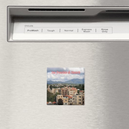 zDO014 SAN FRANCISCO DE MACORIS, Fridge Magneet (Insitu (Vaatwasser))
