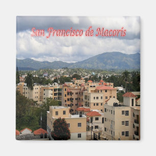 zDO014 SAN FRANCISCO DE MACORIS, Fridge Magneet