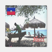 ZDO020 HAITI, Playa, Dominicaanse Republiek, Fridg Magneet (Voorkant)