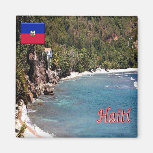 zDO021 HAITI, Dominicaanse Republiek, Fridge Magneet (Voorkant)