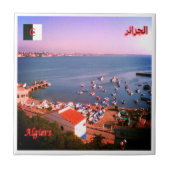 zDZ004 ALGERI, Algerije, Afrika, Tegeltje (Voorkant)