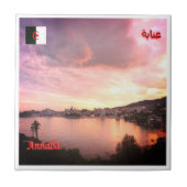 zDZ005 ANNABA, Algerije, Afrika, Tegeltje (Voorkant)