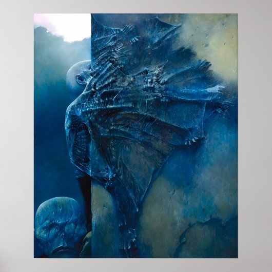 Zdzislaw Beksinski art Poster (Voorkant)