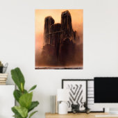 Zdzislaw Beksinski kunstschilderij Poster (Thuiskantoor)