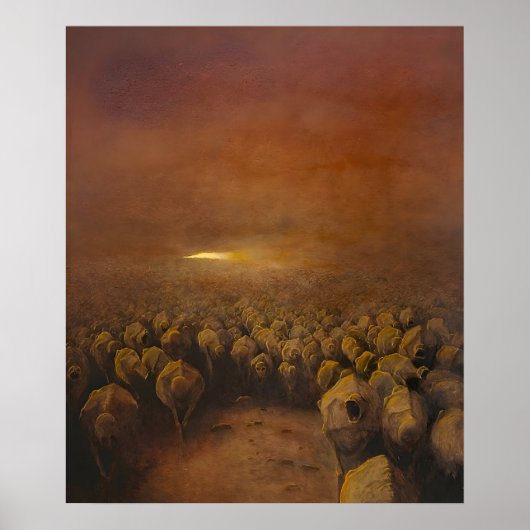 Zdzislaw Beksinski kunststijl Poster (Voorkant)