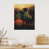 Zdzislaw Beksinski kunststijl Poster (Keuken)