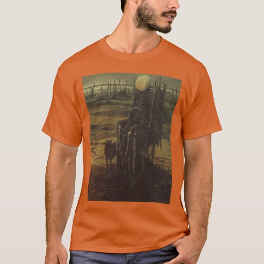 Zdzislaw Beksinski meisje retro T-shirt (Voorkant)