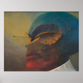 Zdzislaw Beksinski schilderij Poster