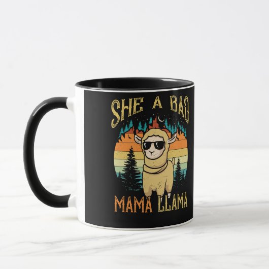 Ze A Bad Llama Moederdag Vintage Mok (Links)