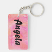 Ze achtervolgde haar droomSleutelhanger Sleutelhanger (achterkant)