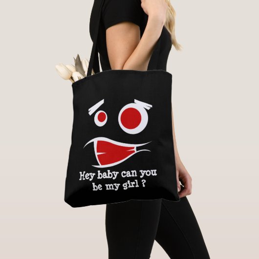 Ze baby kan je mijn meisje zijn, monster-design T- Tote Bag (Dichtbij)