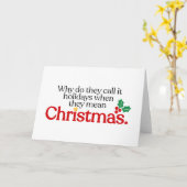 Ze bedoelen Kerstmis Kaart (Gele Bloem)