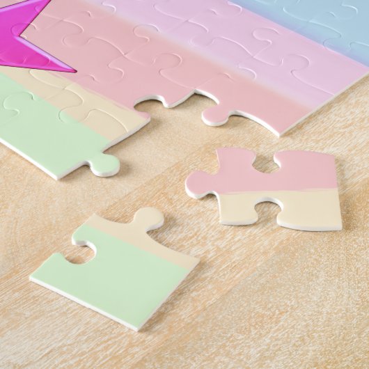 ZE BELIEVT DAT ZE KAN GYMNAST ONTWERPEN LEGPUZZEL (Zijkant)