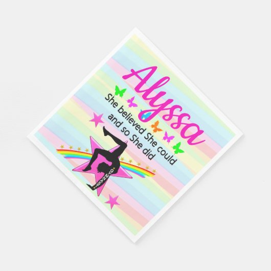 ZE BELIEVT DAT ZE KAN GYMNAST ONTWERPEN SERVET (Hoek)