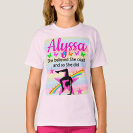 ZE BELIEVT DAT ZE KAN GYMNAST ONTWERPEN T-SHIRT