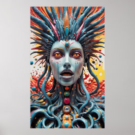 Ze betrapte iemand die in haar Button wrijfde Poster