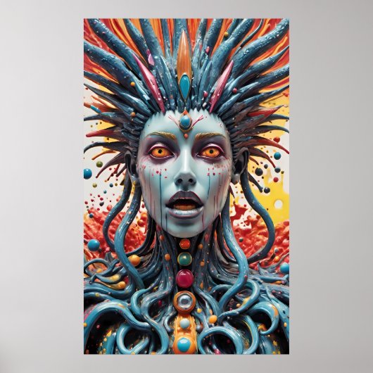 Ze betrapte iemand die in haar Button wrijfde Poster (Voorkant)