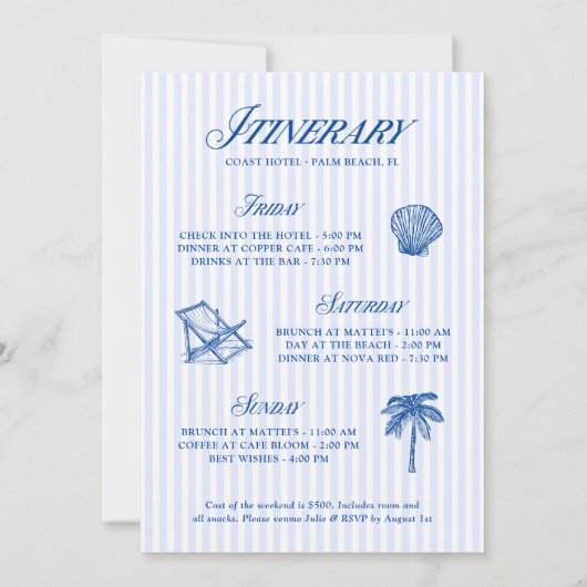 Ze bindt de knoop aan een elegante hand getekend kaart (Achterkant)