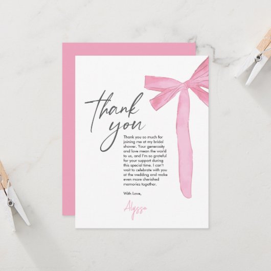 Ze bindt de knoop roze strik Vrijgezellenfeest (Voorkant / Achterkant in situ)