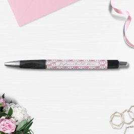 Ze bindt de knoop roze strik Vrijgezellenfeest Pen