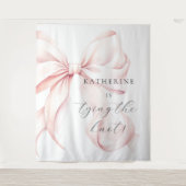 Ze bindt de Knoop Vrijgezellenfeest achtergrond Wandkleed (Voorkant)