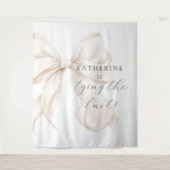 Ze bindt de Knoop Vrijgezellenfeest achtergrond Wandkleed (Voorkant)