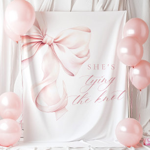 Ze bindt de Knoop Vrijgezellenfeest achtergrond Wandkleed