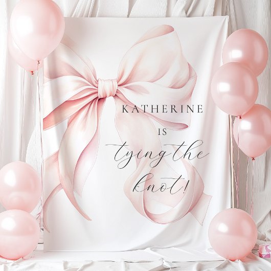 Ze bindt de Knoop Vrijgezellenfeest achtergrond Wandkleed