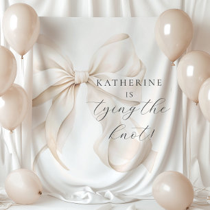 Ze bindt de Knoop Vrijgezellenfeest achtergrond Wandkleed